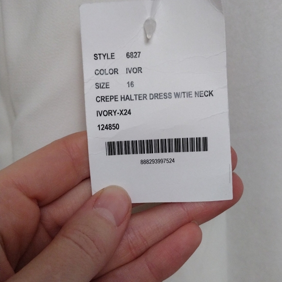 Size 16 White After Six Dress - Picture 2 of 7